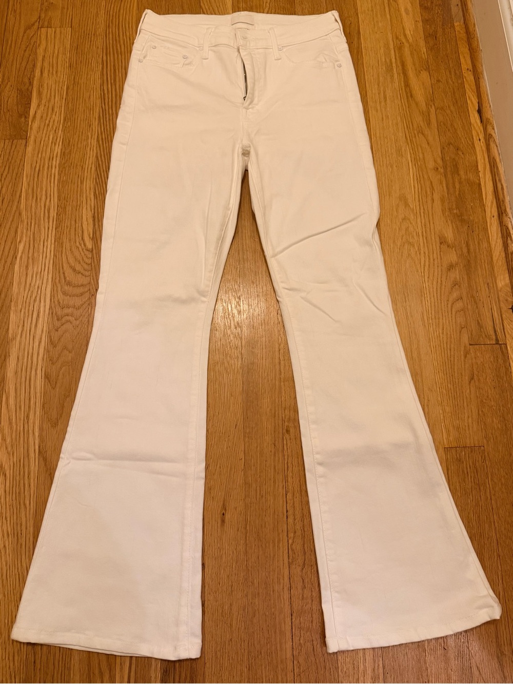 MOTHER White Denim Jeans